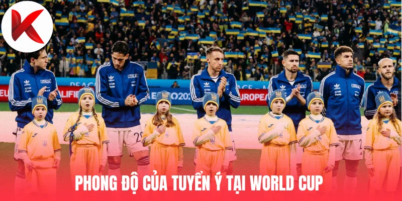 Phong độ của tuyển Ý tại World Cup